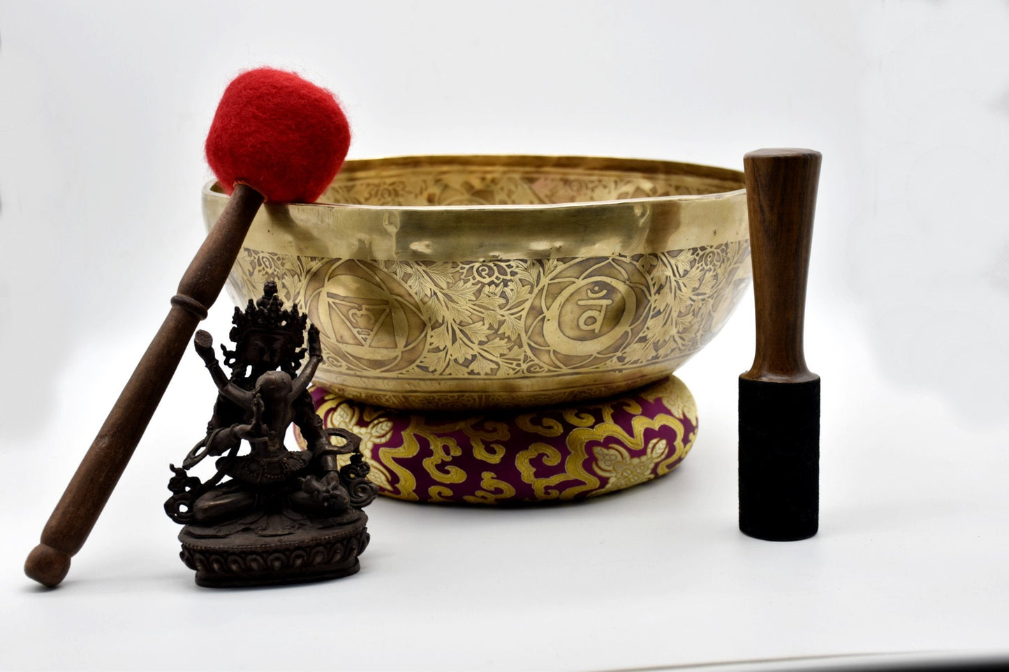 Handmade Buddha Foot Tibetan Singing Bowl: Meditation, Sound Bath