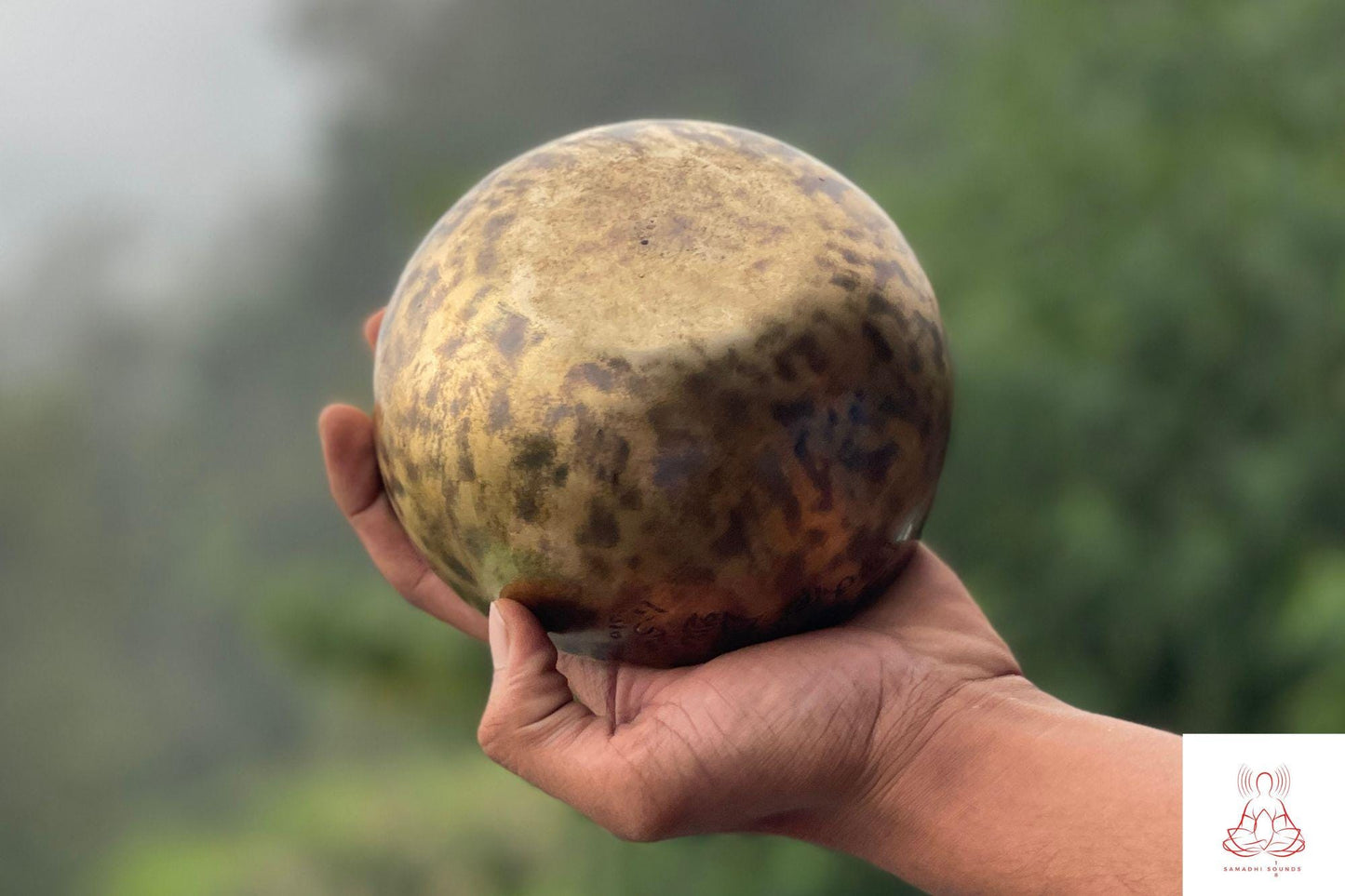 6 Inch Full Moon Singing Bowl: Tibetan Healing, Meditation Gift