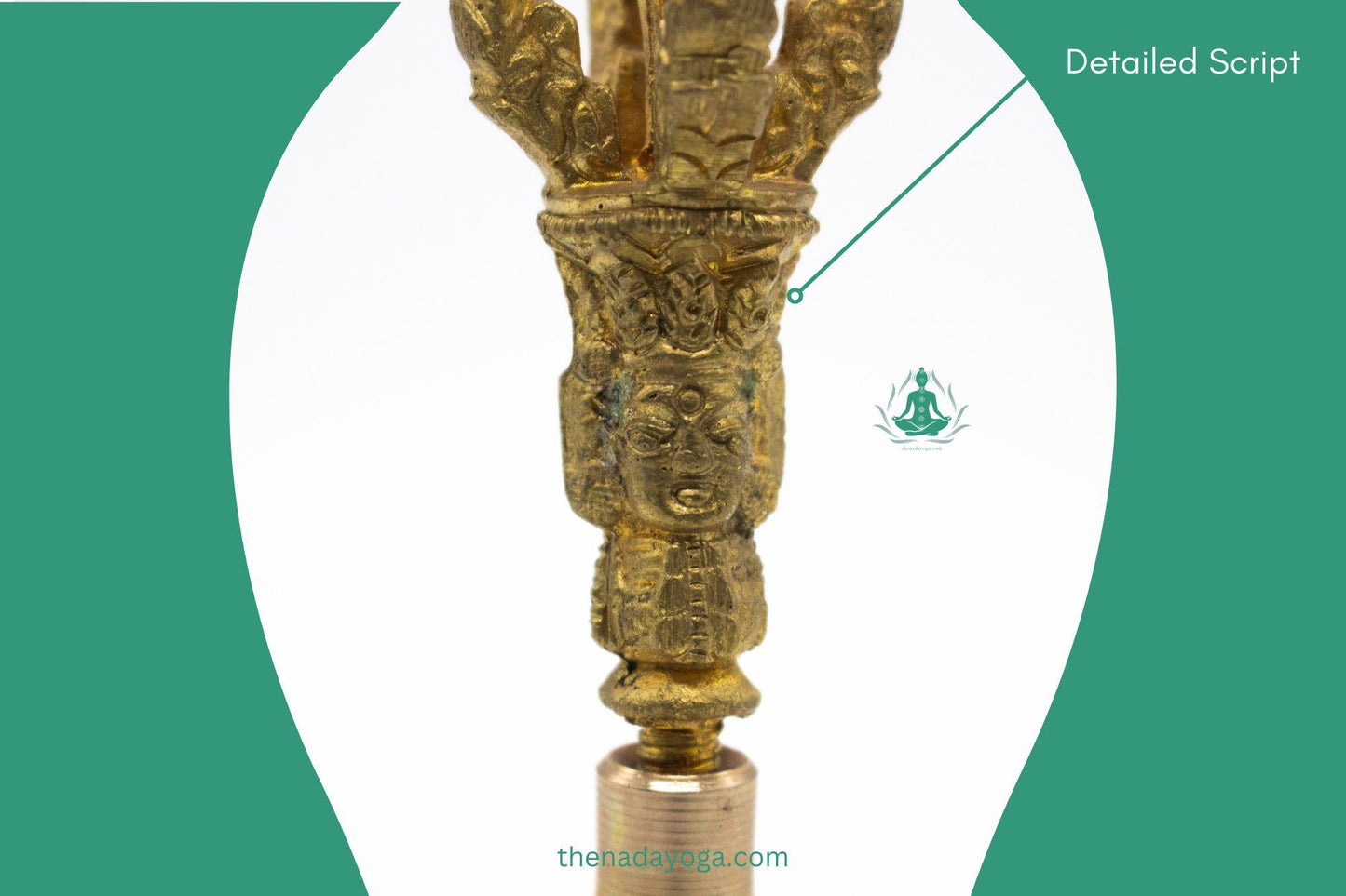 Handmade Tibetan Black Bell – 7-Metal Buddhist Ritual Bell for Meditation, Sound Healing & Ceremonies The Nada Yoga