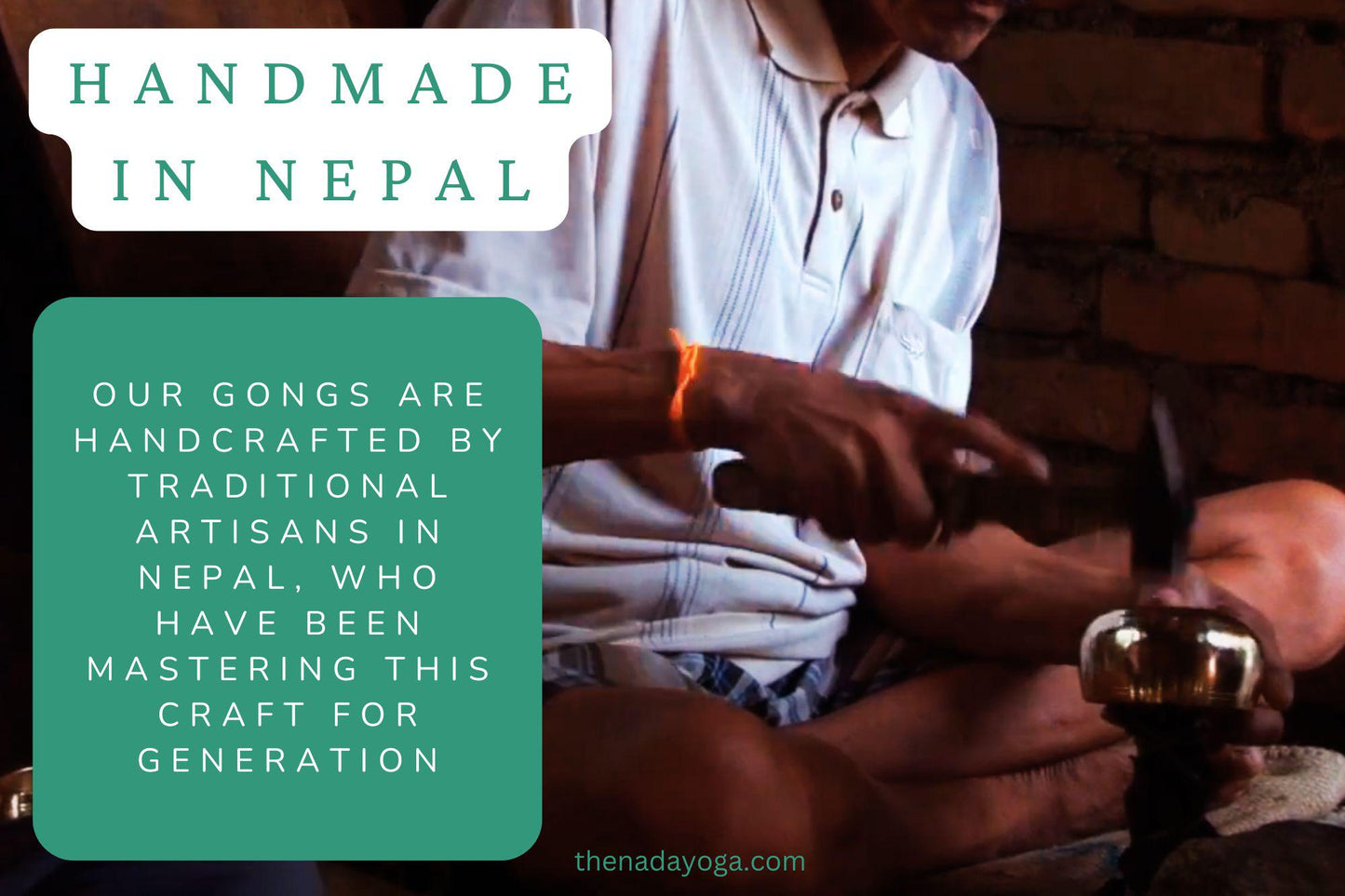 Handmade Nepal Gong – Meditation, Sound Healing, Relaxation The Nada Yoga
