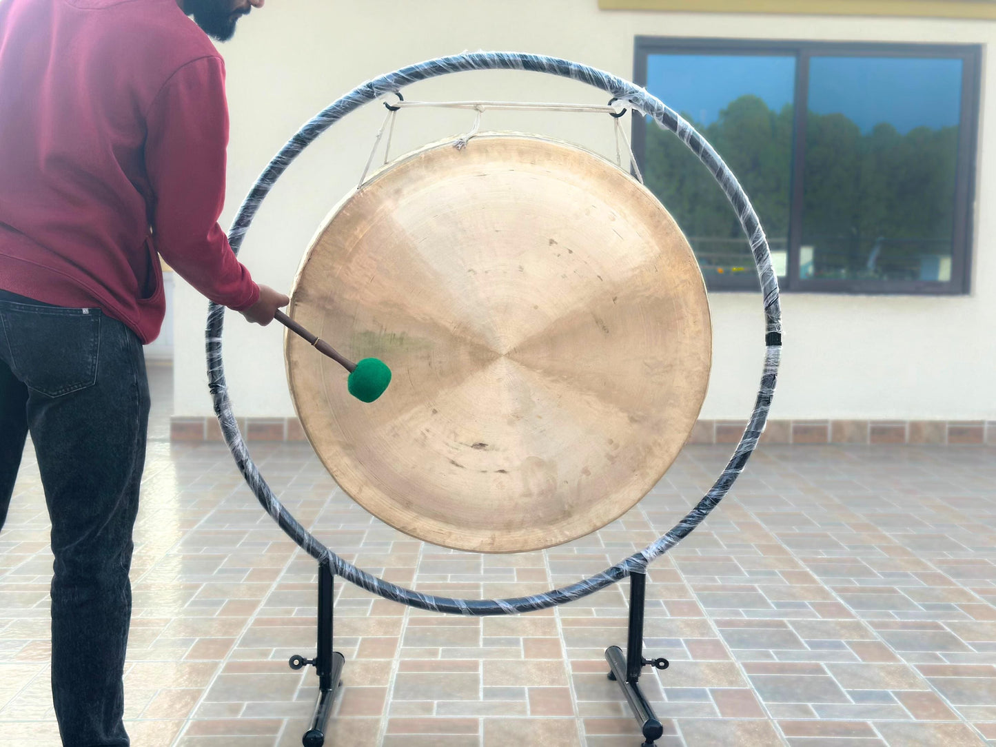 Handmade Nepalese Gong – Sound Healing Instrument for Meditation & Yoga The Nada Yoga