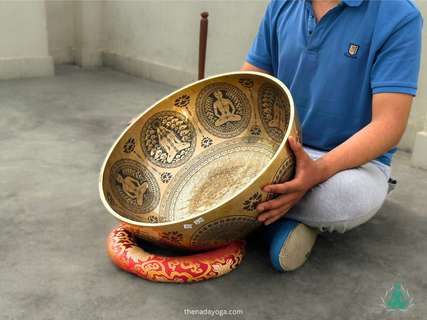 Handmade Buddha Feet Singing Bowl | 7 Metal Sound Healing, Meditation The Nada Yoga