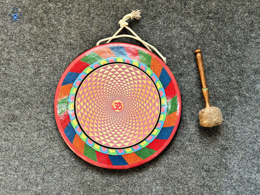 Handmade Seven Metals Gong | Tibetan Gong for Sound Healing, Meditation & Chakra Balancing | Handcrafted in Nepal | Sizes 40–100cm World Creation Crafts