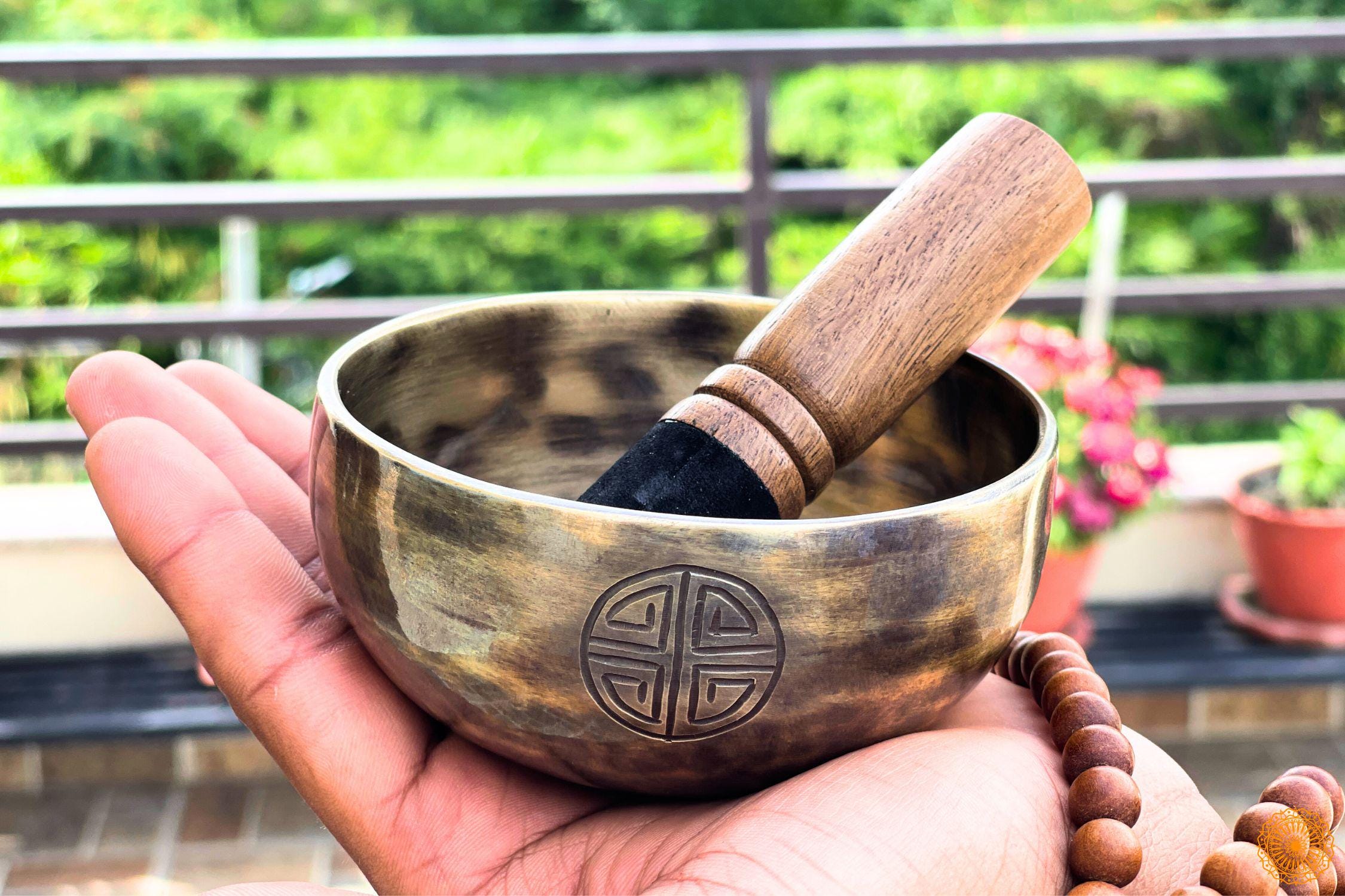6 inch Full Moon Singing Bowl - Tibetan Spiritual Himalayan Healing Singing Bowls - Meditation, Therapy, Chakra Healing – Gift World Creation Crafts