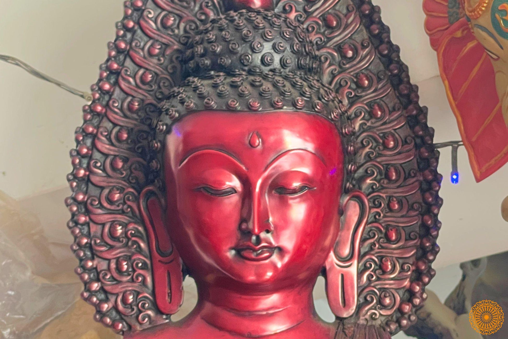 Buddha Mask  Wall Hanging Art Sculpture Painting And Carving Mask made by Resin World Creation Crafts