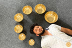 7 Chakra Healing Tibetan handmade Singing Bowl- Shiny Jambati Sets for  Meditation, Yoga and Sound Baths - Seven Chakra Bowls World Creation Crafts