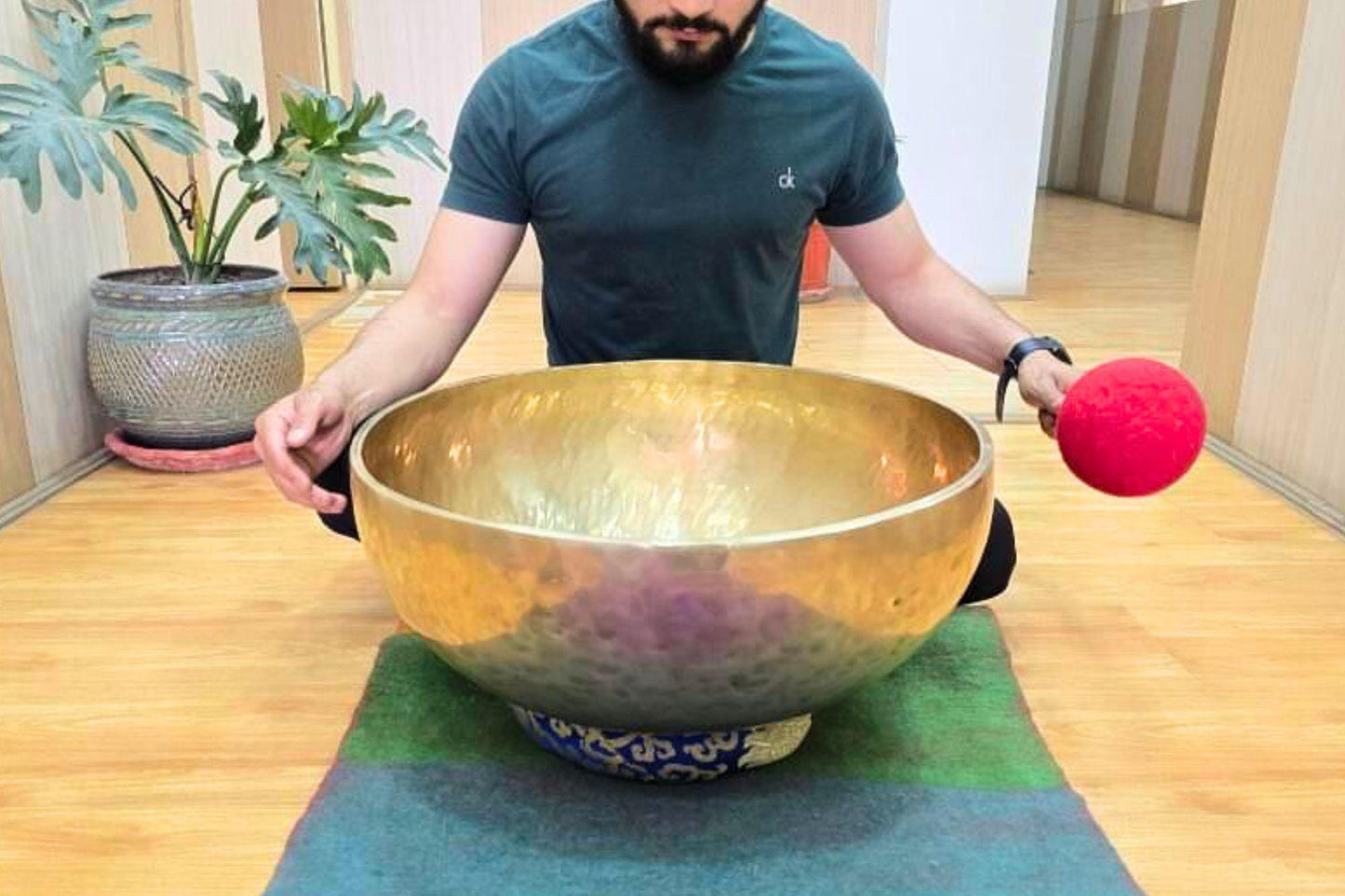 Large Hand Hammered Plain Tibetan Singing Bowls For Sound Bath, Healing, Meditation and Yoga Practices