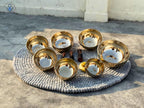 7-Piece Polished Singing Bowl Set – Handmade & Professionally Tuned | Chakra Sound Healing Bowls from Nepal World Creation Crafts