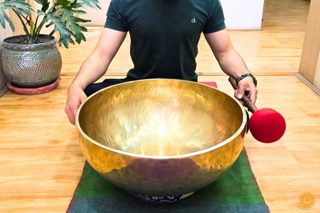 Large Hand Hammered Plain Tibetan Singing Bowls For Sound Bath, Healing, Meditation and Yoga Practices World Creation Crafts