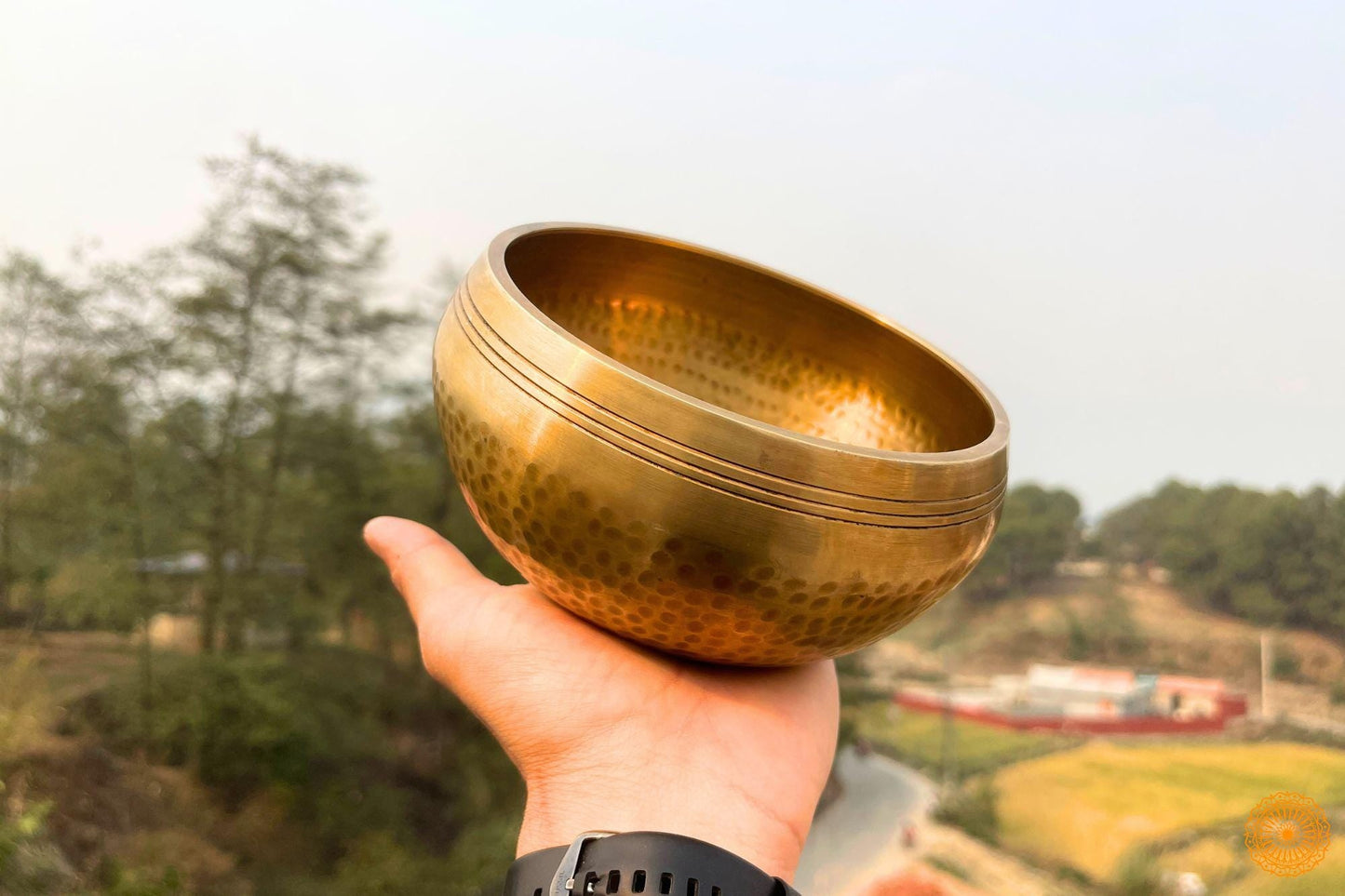 Tibetan Hand Hammered 6 inches singing Bowl for Sound Healing, Meditation, Yoga, and Chakra Balancing World Creation Crafts
