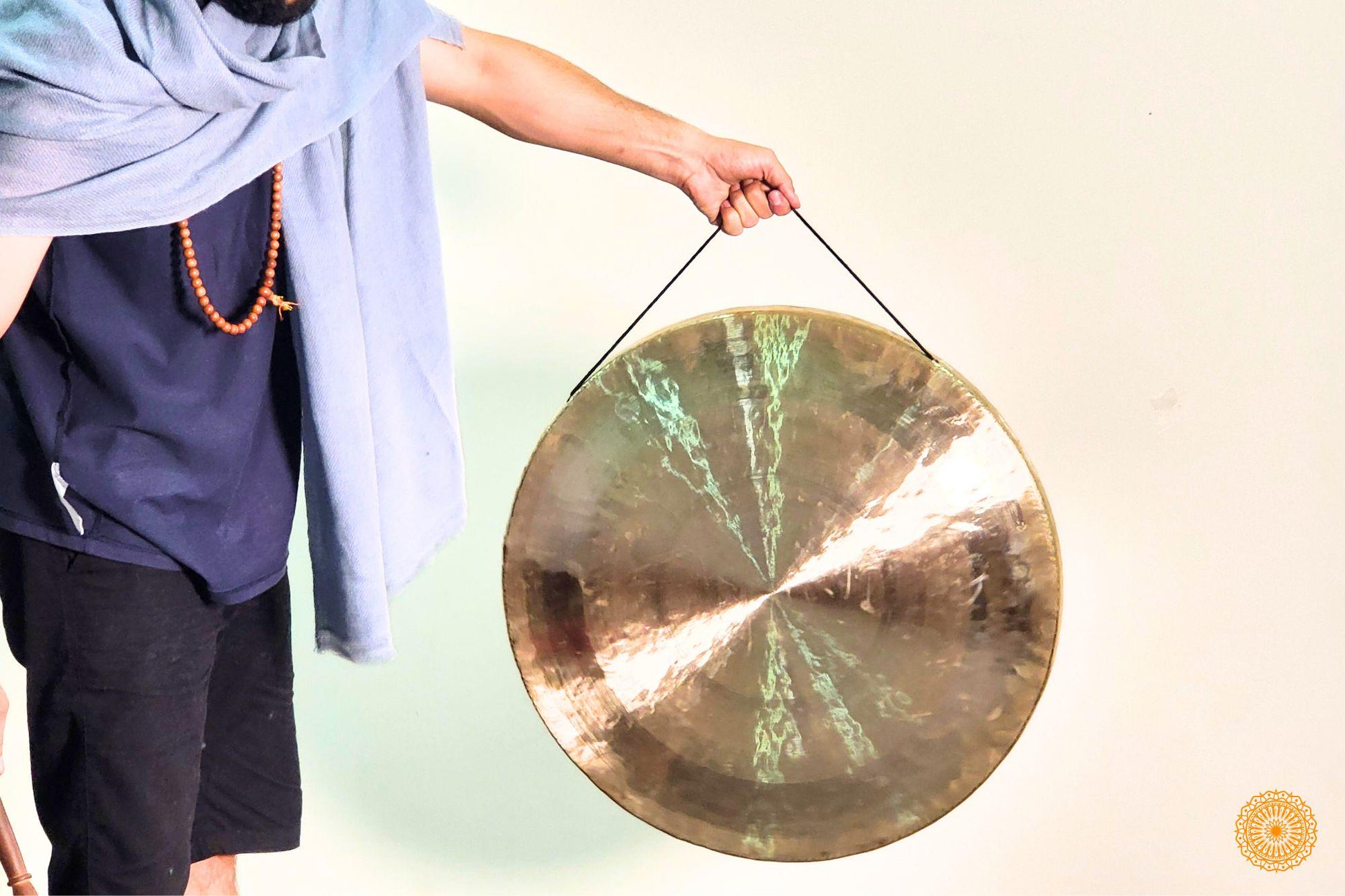 Unique and Shiny Specially Carved Tam Tam Nepali, Planetary, Healing Gong - Selected by Gong Master Arun World Creation Crafts