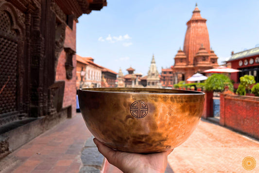 Handmade Tibetan Full Moon Singing Bowls Handcrafted on This February Full Moon For Healing and Chakra Development