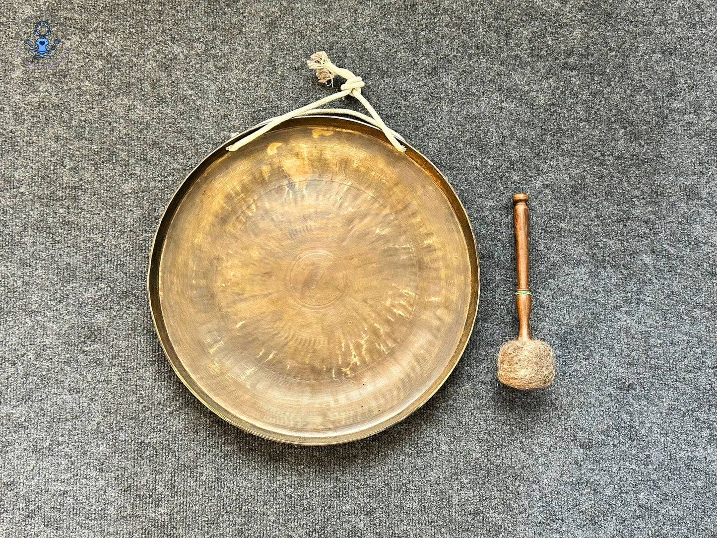 Handmade Seven Metals Gong | Tibetan Gong for Sound Healing, Meditation & Chakra Balancing | Handcrafted in Nepal | Sizes 40–100cm World Creation Crafts