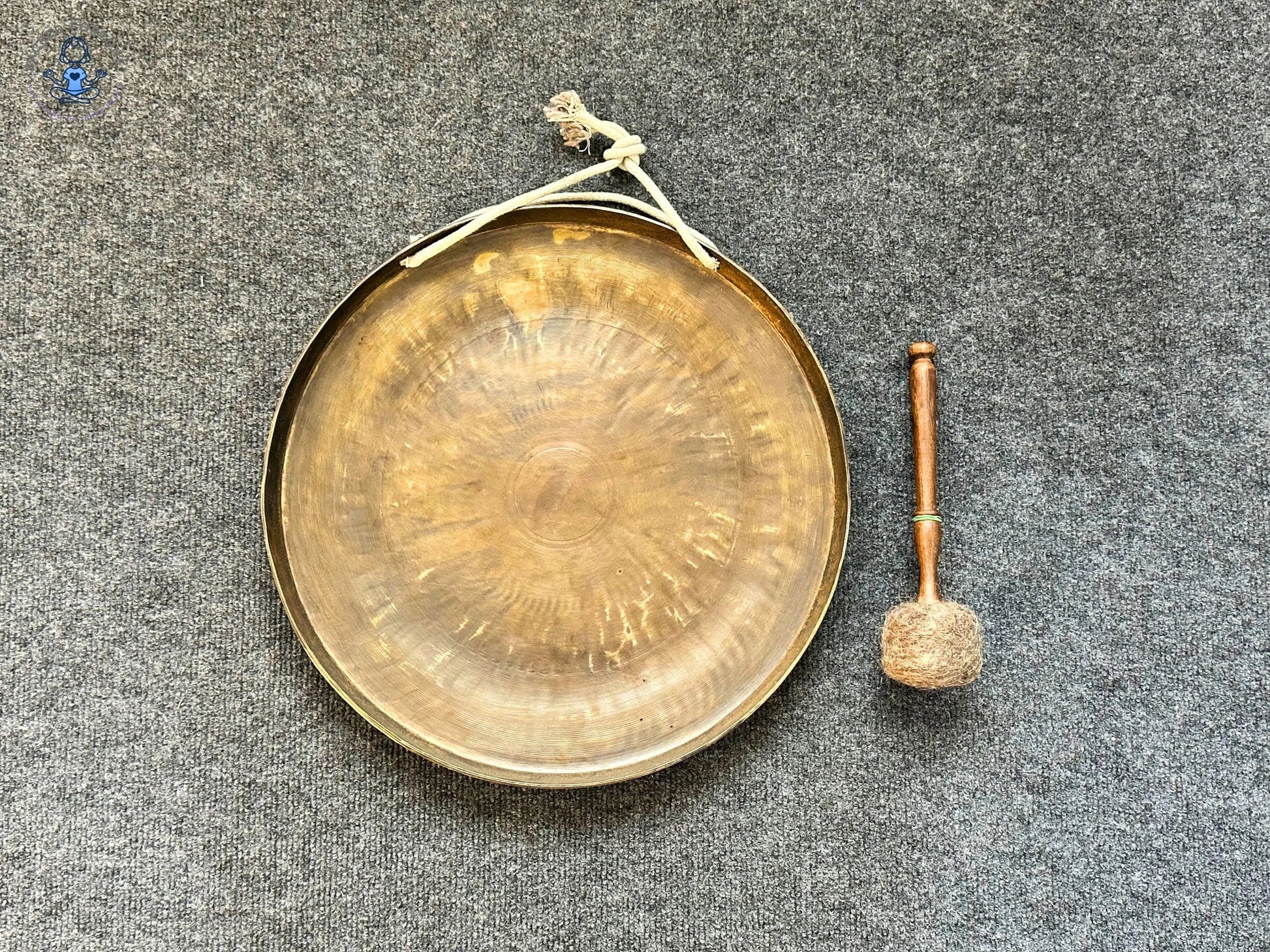 Handmade Seven Metals Gong | Tibetan Gong for Sound Healing, Meditation & Chakra Balancing | Handcrafted in Nepal | Sizes 40–100cm World Creation Crafts