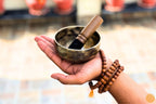 6 inch Full Moon Singing Bowl - Tibetan Spiritual Himalayan Healing Singing Bowls - Meditation, Therapy, Chakra Healing – Gift World Creation Crafts