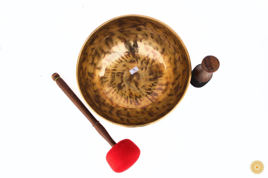 Full Moon Energy Singing Bowl – Chakra Healing and Meditation from Nepal- 4-24 Inches World Creation Crafts