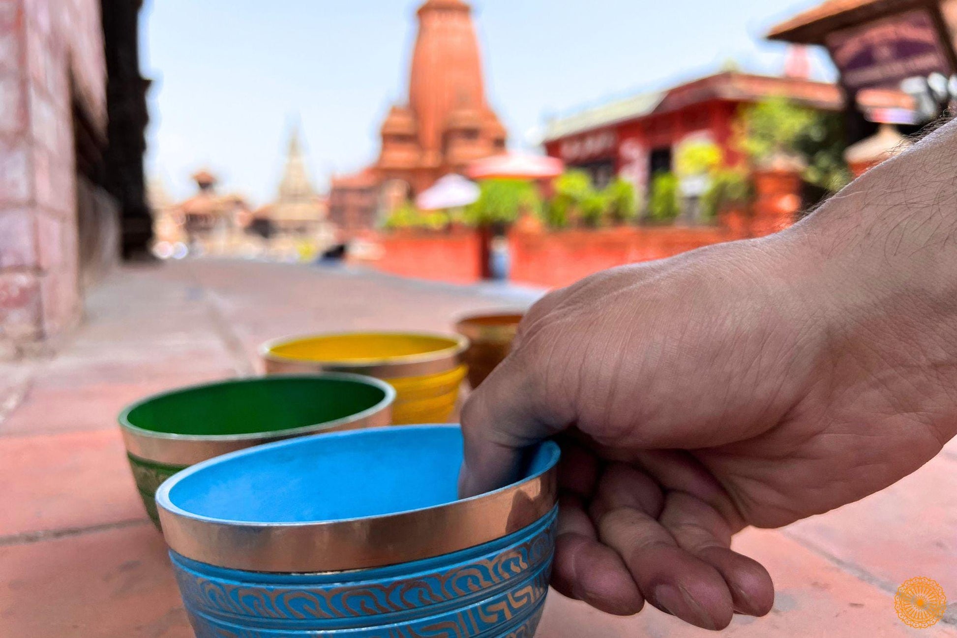 Seven Color Chakra Tibetan Singing Bowls Set - 7 pieces healing set - Great use for Meditation, Sound Healing, Therapy & Mindfulness World Creation Crafts
