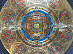 Chakra Yantra Gong – Handcrafted 7 Metals Tibetan Gong | Sacred Sound Healing Instrument | 40–100cm | Mandala Gong for Meditation & Rituals World Creation Crafts