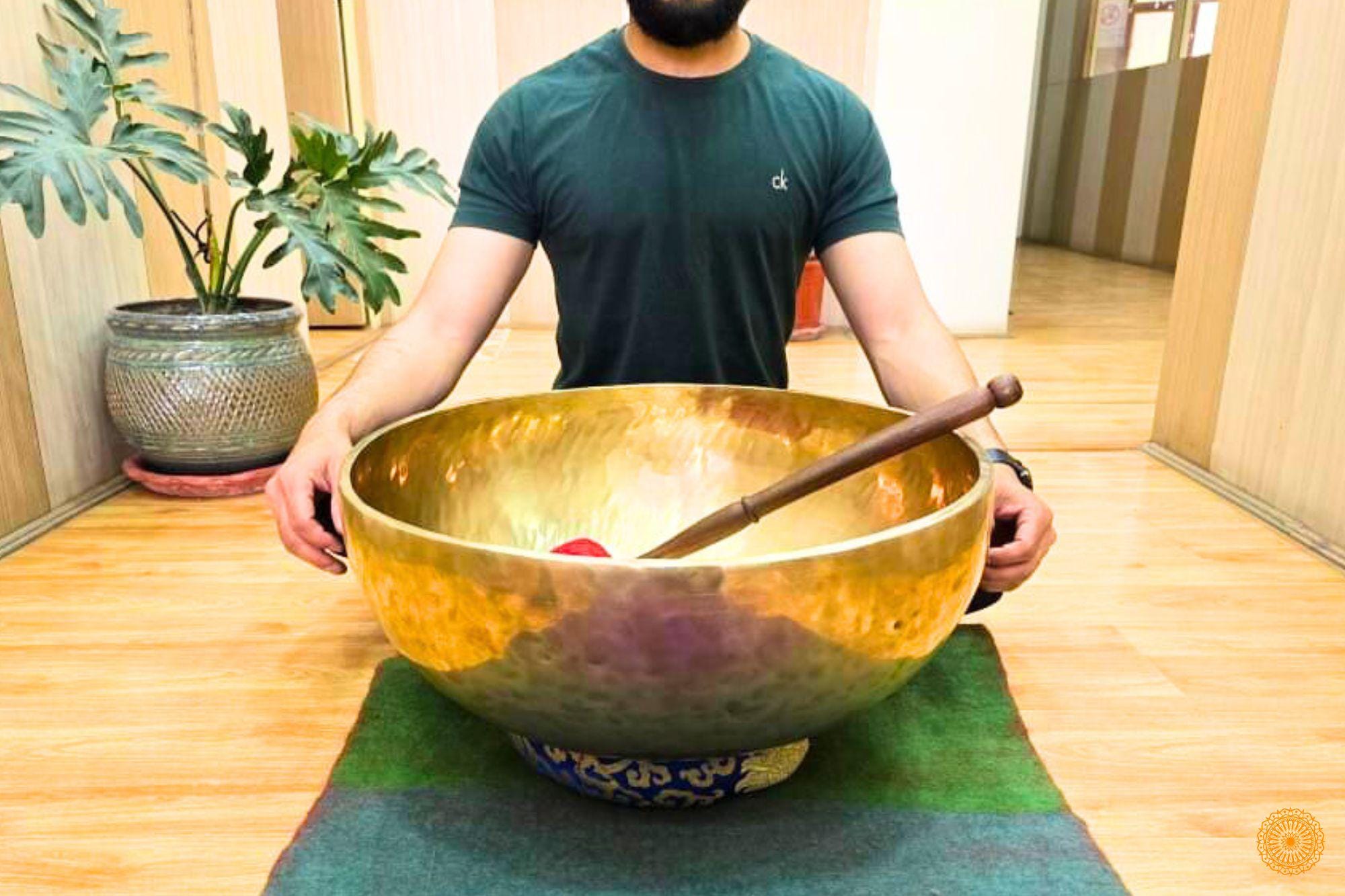 Large Hand Hammered Plain Tibetan Singing Bowls For Sound Bath, Healing, Meditation and Yoga Practices World Creation Crafts