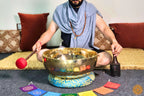 Healing Singing Bowl- Hand Beaten Bowl- Shiny Finish – Tibetan Singing Bowl for Meditation and Therapy World Creation Crafts
