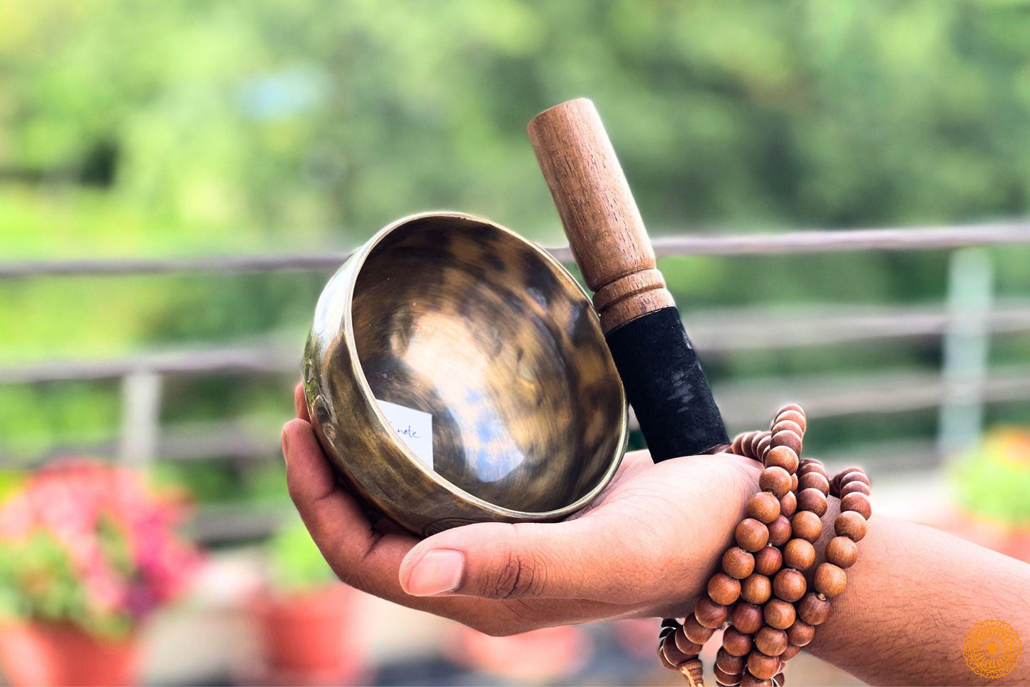 6 inch Full Moon Singing Bowl - Tibetan Spiritual Himalayan Healing Singing Bowls - Meditation, Therapy, Chakra Healing – Gift