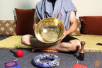Handmade Shiny Finish Singing Bowl - Tibetan Singing Bowl For Meditation, Healing and Sound Therapy Session World Creation Crafts