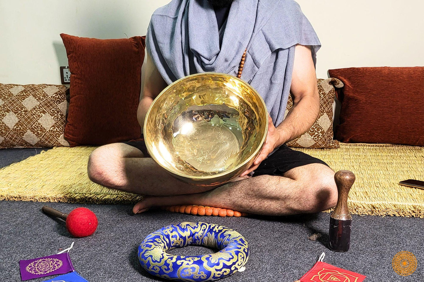 Handmade Shiny Finish Singing Bowl - Tibetan Singing Bowl For Meditation, Healing and Sound Therapy Session World Creation Crafts