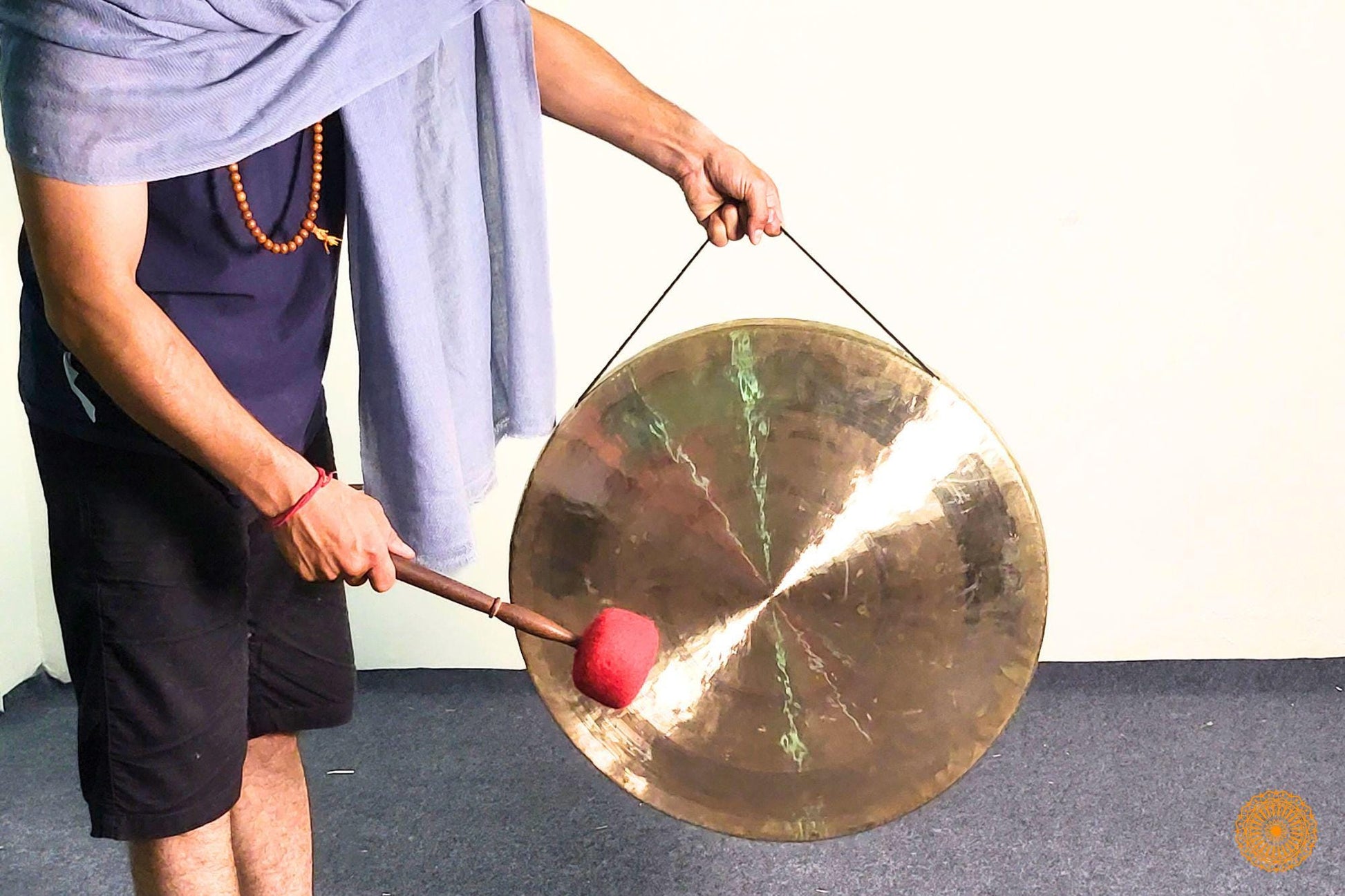 Unique and Shiny Specially Carved Tam Tam Nepali, Planetary, Healing Gong - Selected by Gong Master Arun World Creation Crafts