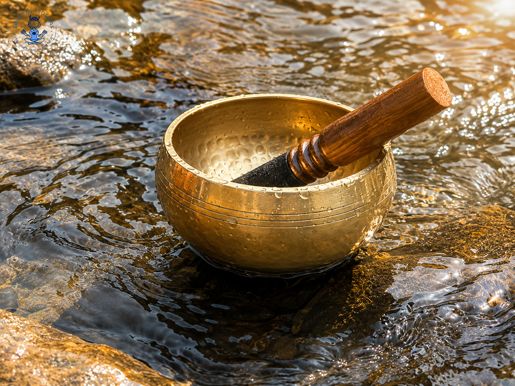 4 inch Authentic Gulpa Singing Bowl – Handcrafted Tibetan Meditation Bowl for Sound Healing & Mindfulness