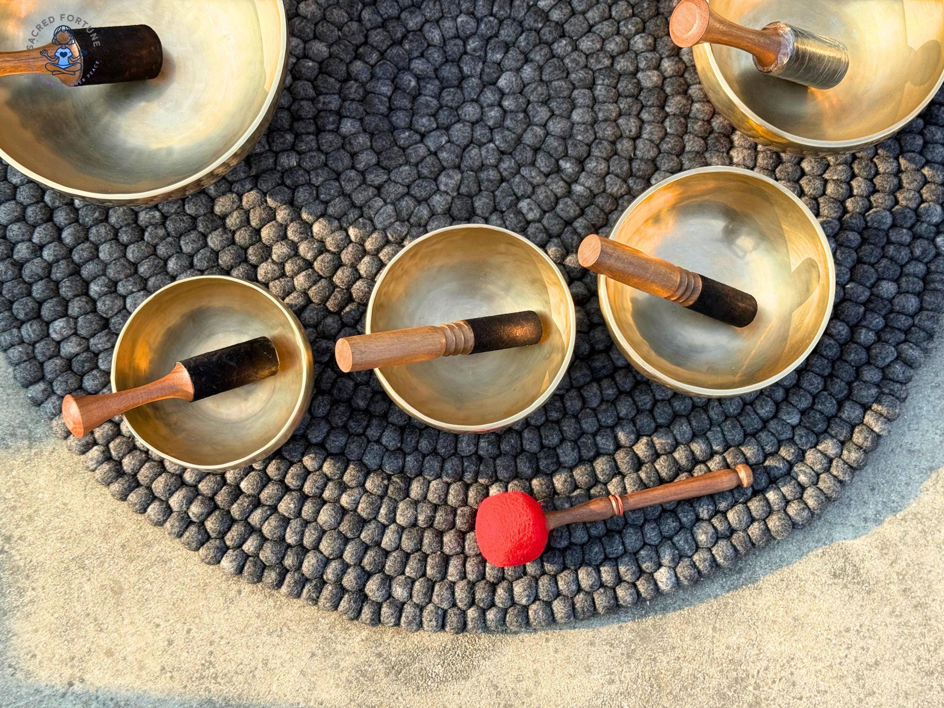 Set of 7 Handmade Singing Bowls – Professionally Tuned 7-Metal Sound Healing Set | For Meditation, Chakra Balancing, Yoga, Energy World Creation Crafts