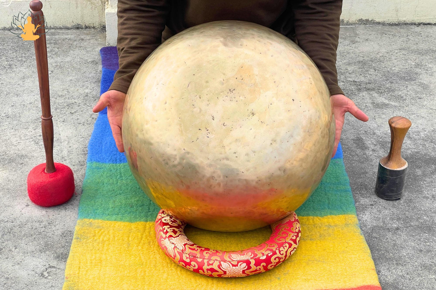 Handmade Tibetan Singing Bowl –Large Sound Healing Bowls – Himalayan Meditation Bowl for Yoga, Chakra Balancing, Therapy & Spiritual Gifts World Creation Crafts