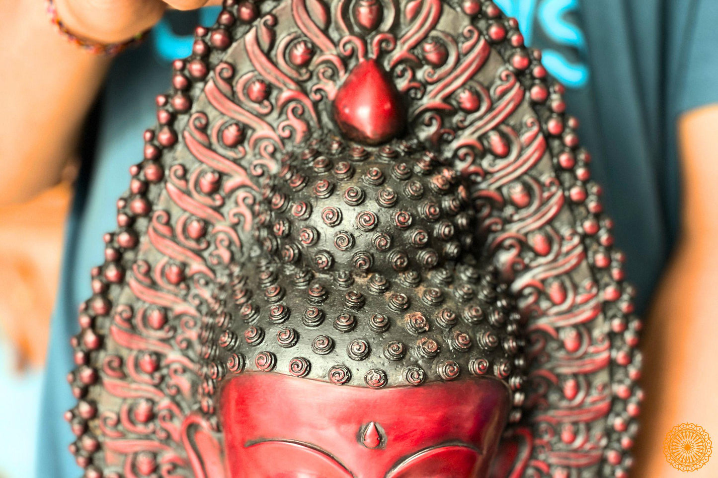 Buddha Mask  Wall Hanging Art Sculpture Painting And Carving Mask made by Resin World Creation Crafts