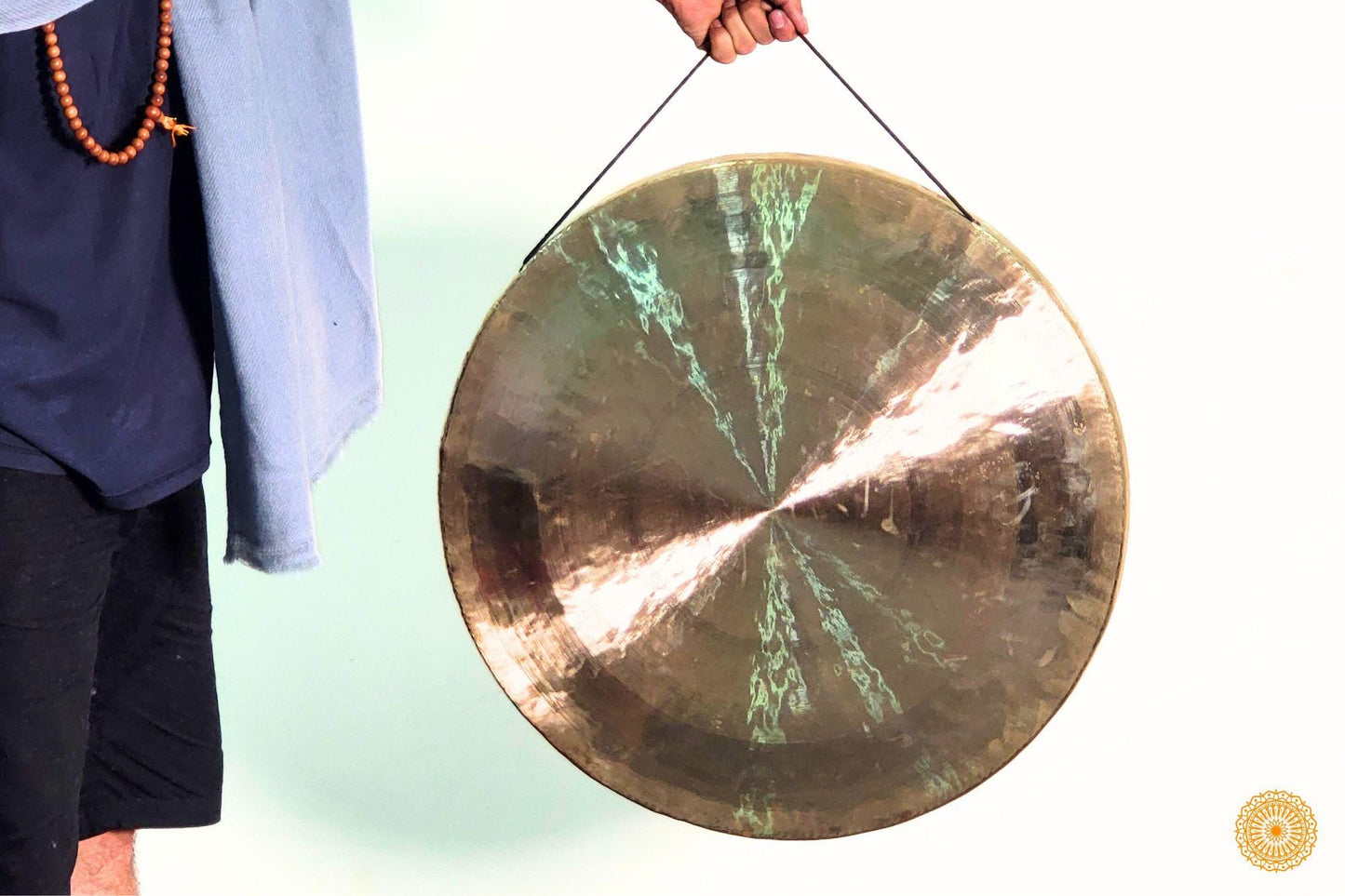 Unique and Shiny Specially Carved Tam Tam Nepali, Planetary, Healing Gong - Selected by Gong Master Arun World Creation Crafts