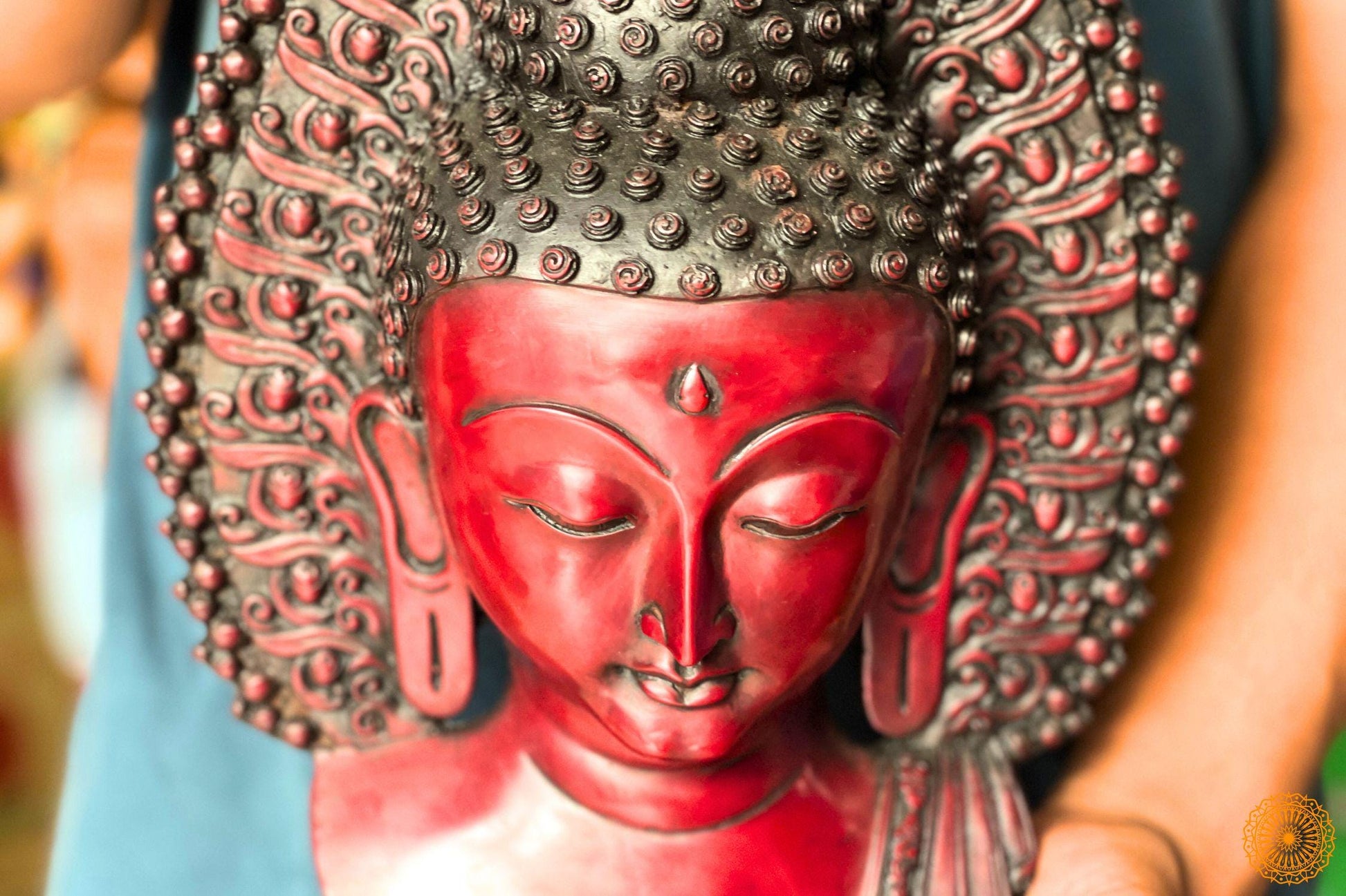 Buddha Mask  Wall Hanging Art Sculpture Painting And Carving Mask made by Resin World Creation Crafts