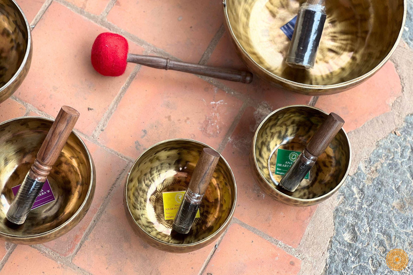 Full Moon Singing Bowl- Set of Seven Chakra Tuned Bowl- Made With Full Moon Energy For Chakra Healing and Meditation World Creation Crafts