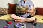Handmade Shiny Finish Singing Bowl - Tibetan Singing Bowl For Meditation, Healing and Sound Therapy Session World Creation Crafts