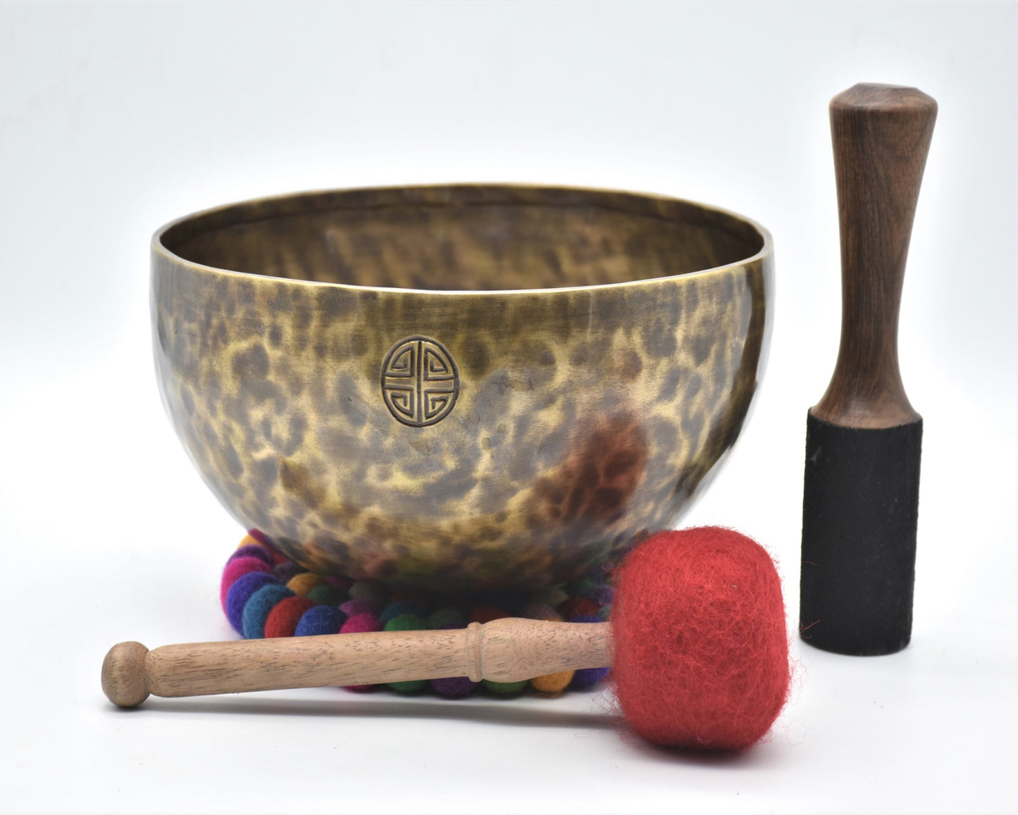 Full Moon Singing Bowl, 9 inch Handmade, Sound Bath, Tibetan Bowl, Yoga, and Relaxation