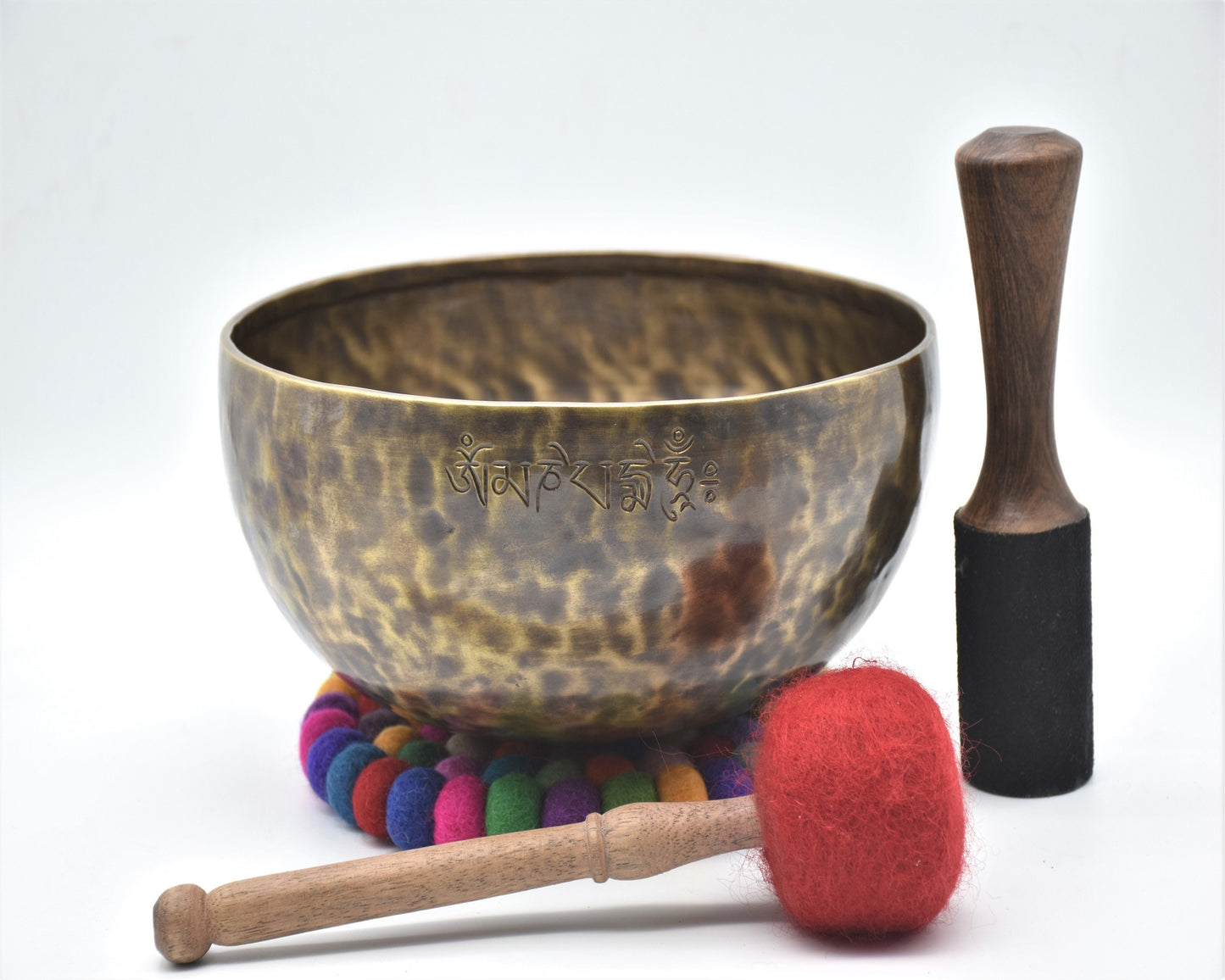 Full Moon Singing Bowl, 9 inch Handmade, Sound Bath, Tibetan Bowl, Yoga, and Relaxation