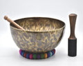 11 inch Authentic Tibetan Singing Bowl: Handmade Full Moon Bowl, Nepal