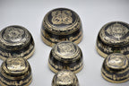Handmade Buddha Eye Singing Bowl Set: Tibetan Chakra Bowls for Meditation