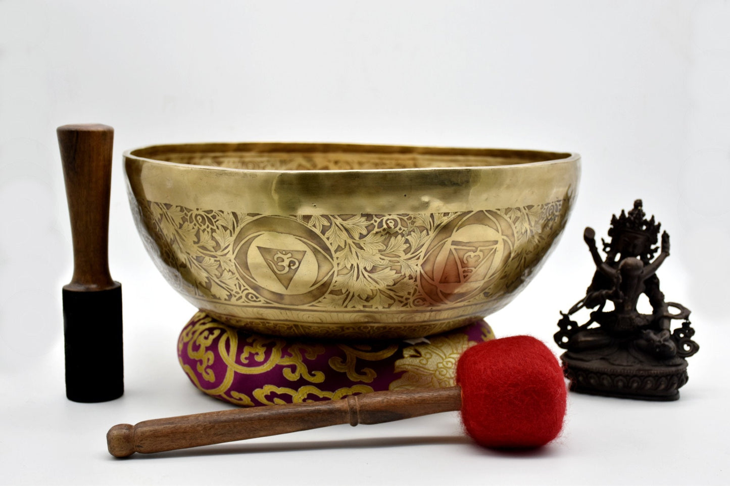 Handmade Buddha Foot Tibetan Singing Bowl: Meditation, Sound Bath