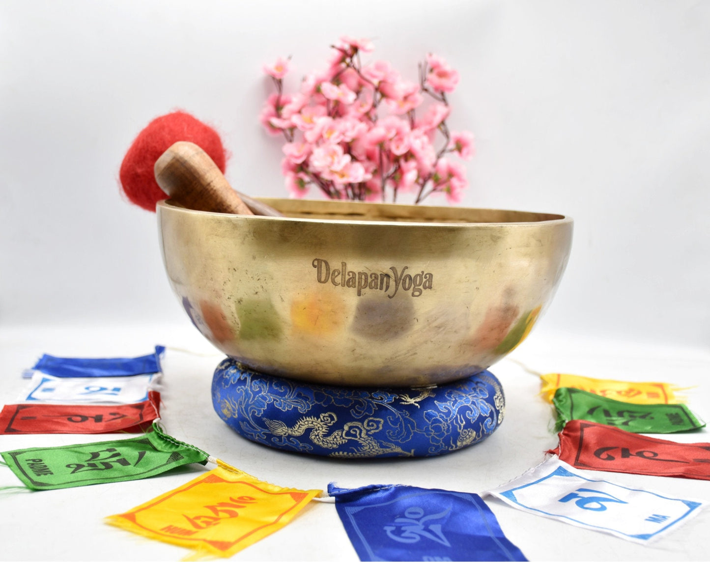 12 Inch Tibetan Singing Bowl: Handmade Peace Bowl for Sound Bath