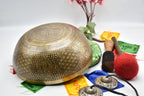 12 Inch Buddha Foot Singing Bowl: Handmade Tibetan Bowl for Meditation
