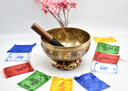 Yogi Design Tibetan Singing Bowl (10-16 inch): Handmade Nepal Meditation Bowl