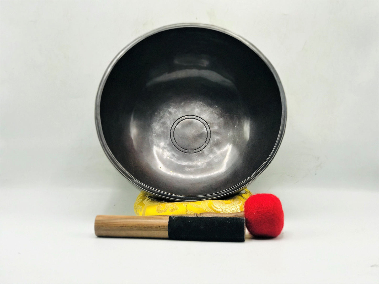 10 Inch Handmade Singing Bowl: Seven Chakra Design, Meditation Sound Bath