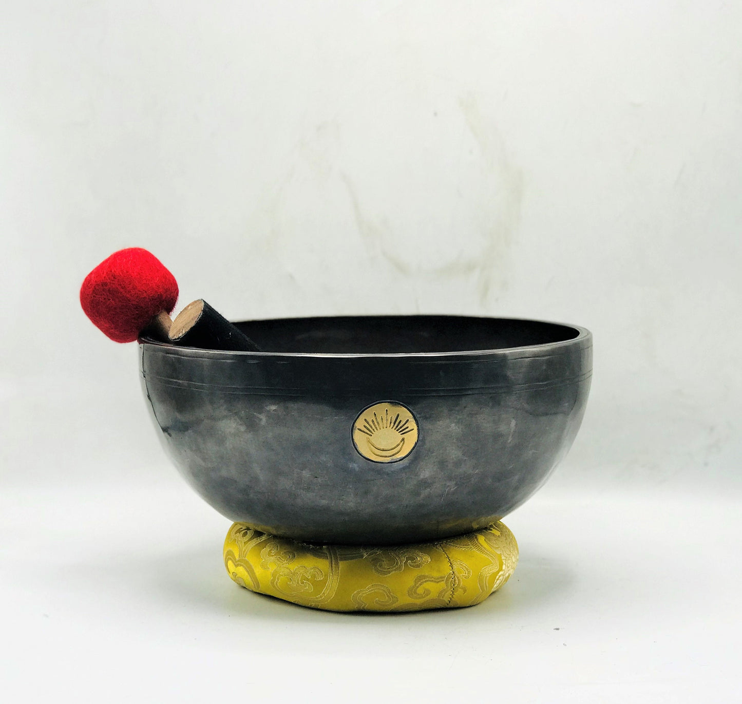 10 Inch Handmade Singing Bowl: Seven Chakra Design, Meditation Sound Bath