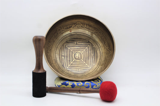 Handmade Himalayan Singing Bowl: Meditation, Sound Healing, Yoga