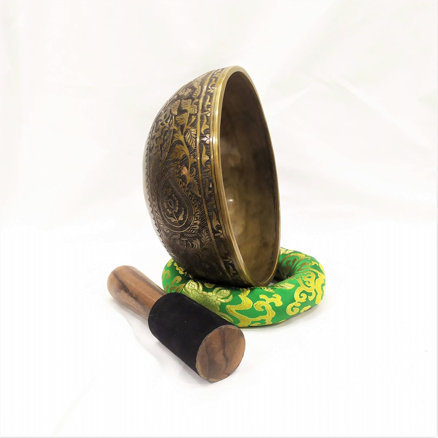 10 inch Chakra Singing Bowl: Handmade Tibetan Bowl for Meditation