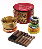 Handmade Singing Bowl Set: 7 Chakra Bowls, Meditation Sound Bath