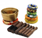 Handmade Singing Bowl Set: 7 Chakra Bowls, Meditation Sound Bath